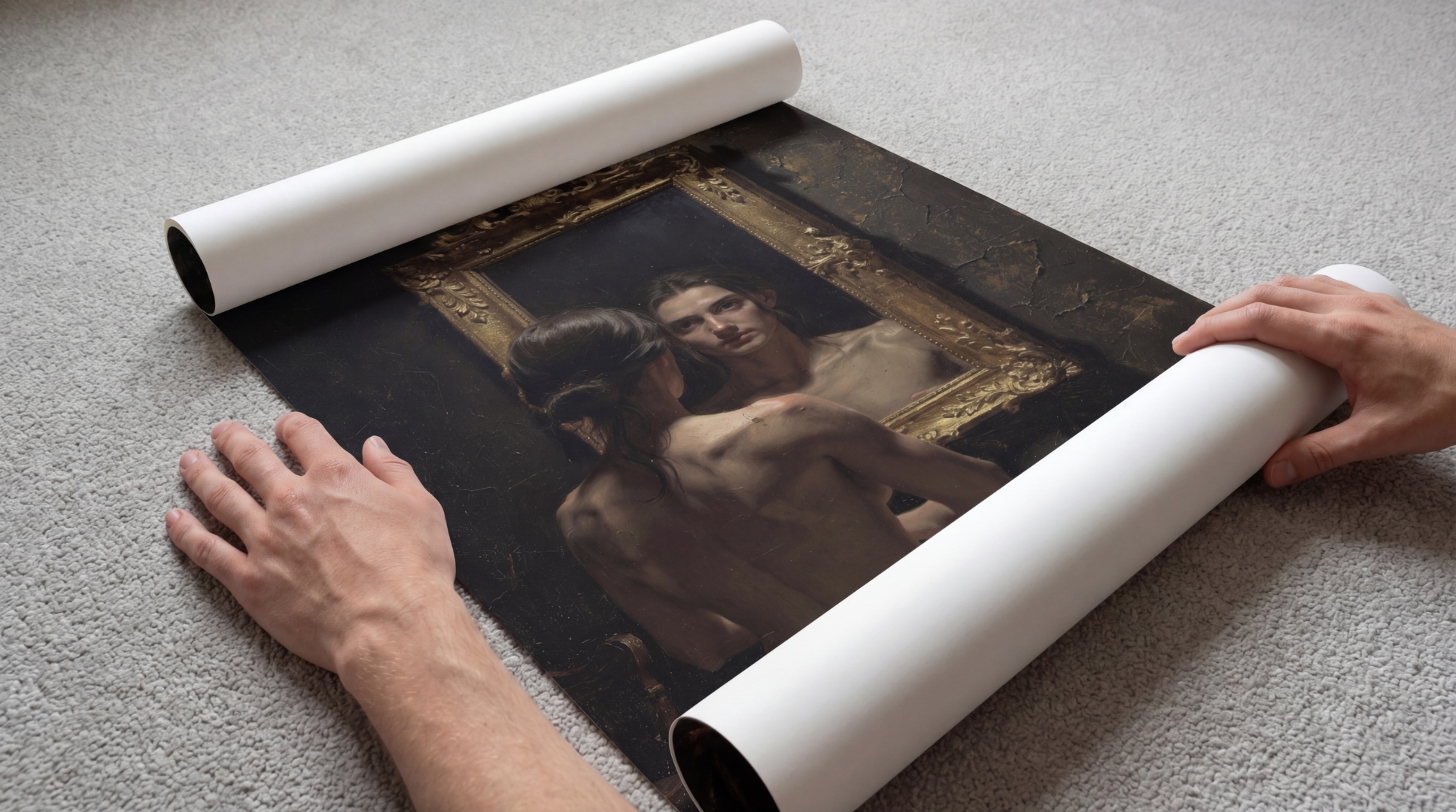 Velvet Abyss displayed in a collector's home